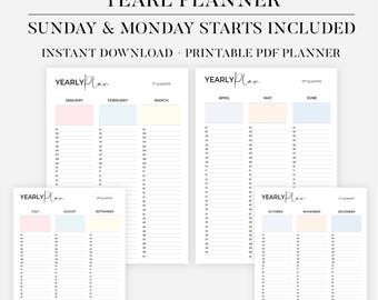 Planner Pages Printable plan Printable Organizer Pages Printable Planner 8.5X11 Downloadable Planner Sheets Planner Printable Personal Plan