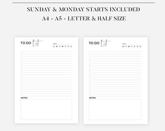 Druckbarer Tagesplaner, Undatierter Produktionsplaner, A4 A5 US Letter PDF, Digitaler Tagesplaner, Sofortiger Download Ablaufplan