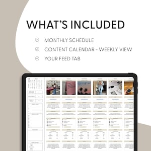 Social Media Content Calendar, Social Media Monthly Content Planner, Google Sheet Spreadsheets, Instagram, Youtube, TikTok, Facebook Tracker image 12