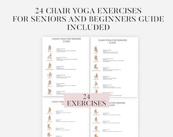 30 Chair Yoga Exercise in our Guide for Seniors Wheelchair Users Home Balance Stability 30Day Challenge Workout Physical Therapy Pilates PDF