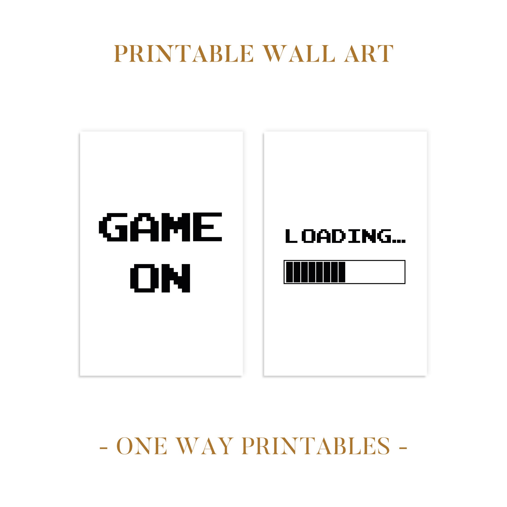 Gaming Wall Art Game Decor Printable Gaming Decor Game On Etsy