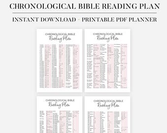 Plantilla imprimible de guía de estudio bíblico, diario de lectura bíblica cronológica, diagrama de versículos bíblicos con arte lineal, libro de estudio de las Escrituras, resumen bíblico