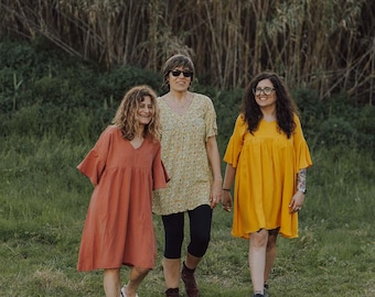 Claudia's Oversize summer Dress / Easy sewing Pattern ENG