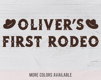 1st Rodeo Birthday, First Rodeo Banner, My First Rodeo Banner, Cowgirl Banner Backdrop, Western Banner Theme Birthday