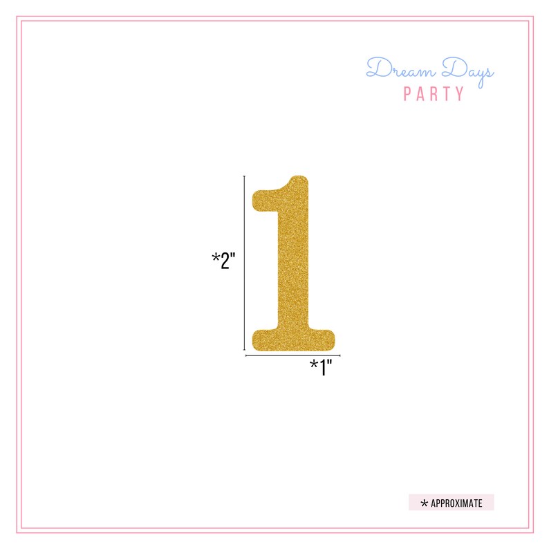 Number One Cupcake Topper Number Cupcake Topper 1 Year Etsy