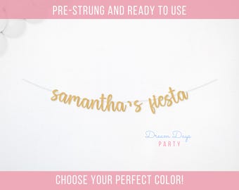 Custom Fiesta Banner - Final Fiesta Bachelorette - Decoración de fiesta de cumpleaños mexicana - Cinco de Mayo Garland