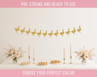 Silly Goose Banner: First Birthday Party Decor, One Garland