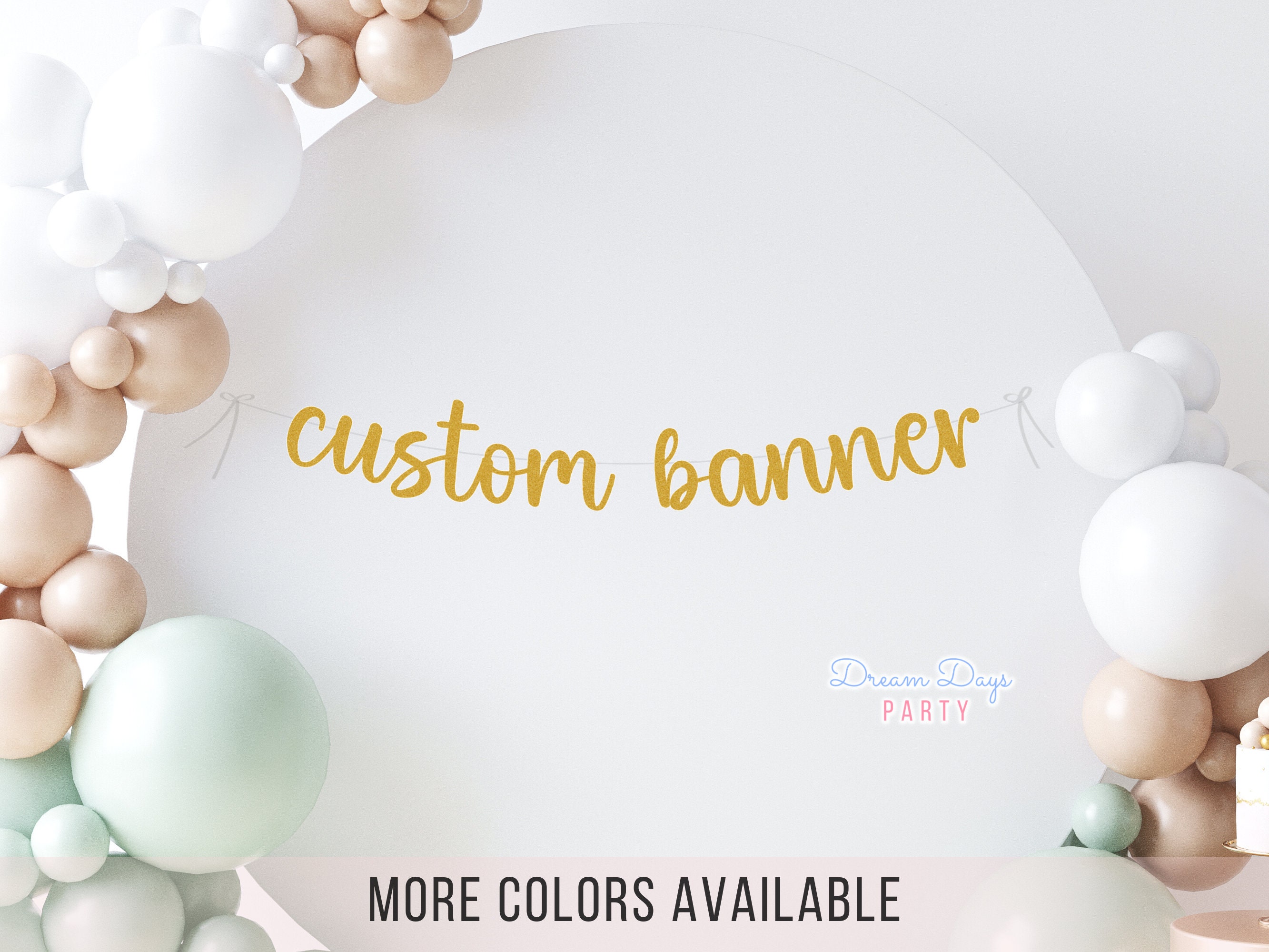 Custom Banner Birthday, Happy Birthday Banner Custom, Custom Bachelorette Banner, Personalized Party Backdrop Garland, Letter Garland