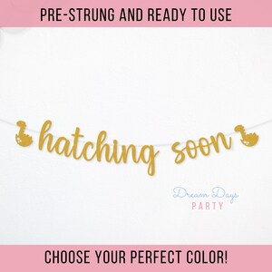 Hatching Soon Banner, Dinosaur Baby Shower Decor, Dino Party Decorations, Boy Baby Shower, Gender Neutral Dinosaur Theme, Hatching Dino