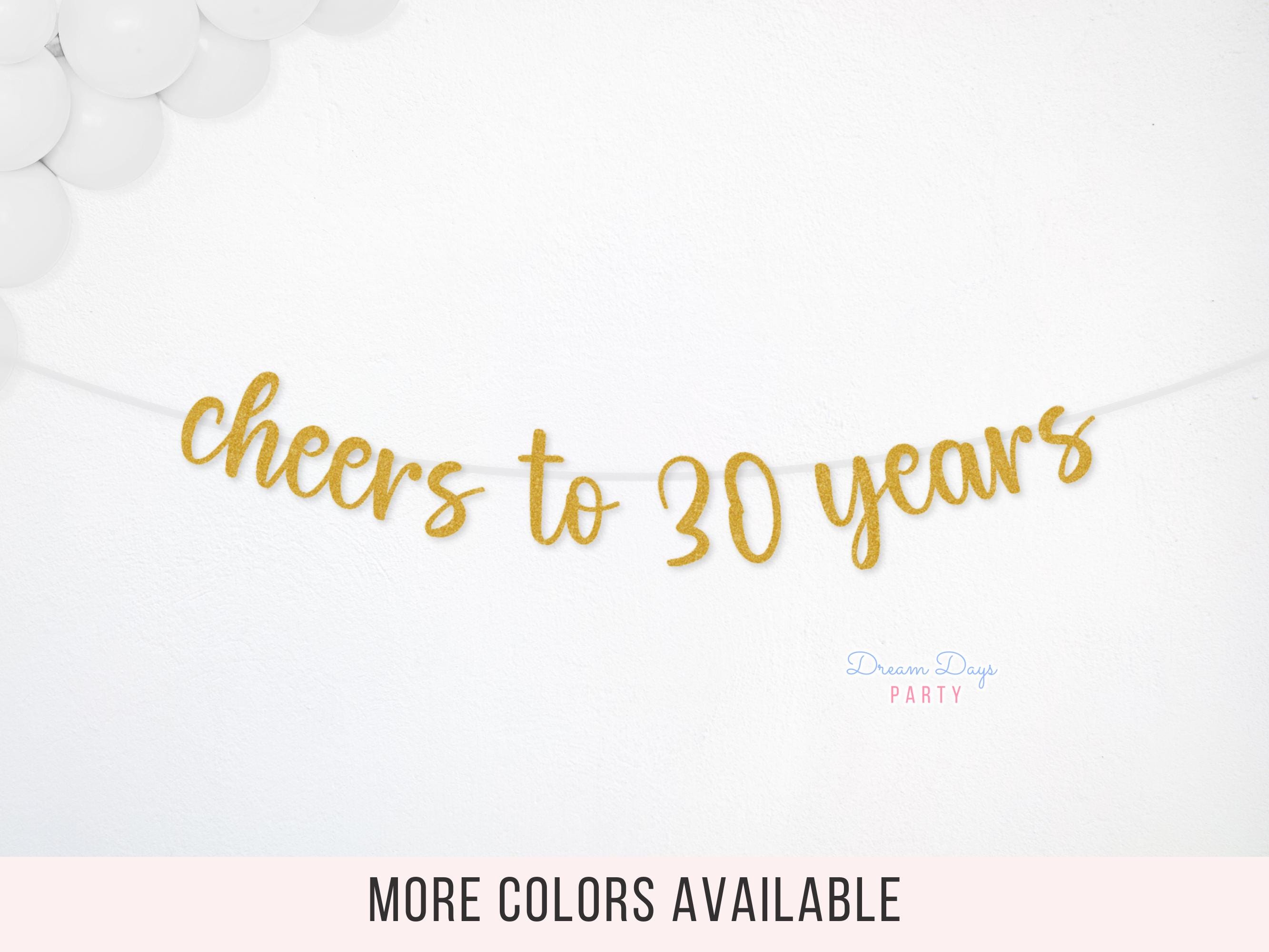 Happy Anniversary Balloons 30th Birthday \u0026 Anniversary Party Decorations  Pack - Cheers To 30 Years Banner \u0026 Balloons Belted Transitional Jacket, image size:2666x2000