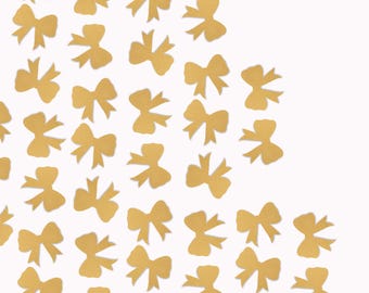 Bow Confetti, Coquette Table Scatter, Birthday, Baby Shower Party Decor