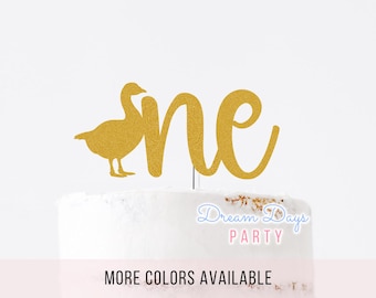 One Silly Goose Cake Topper: 1st Birthday Party Decorations, First Theme Decor