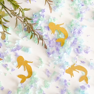 Mermaid Party Decor, Mermaid Confetti, Under the Sea Party, Little Mermaid Party Favors, Mermaid Bachelorette Party, Mermaid Decoration Idea