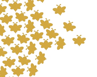 Bee Confetti, Baby Shower, Birthday Party Decorations, What Will it Bee