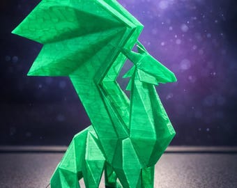 Figura de Spyro Crystal Dragon – Artículo coleccionable de videojuegos impreso en 3D, decoración retro para escritorio de gamer.