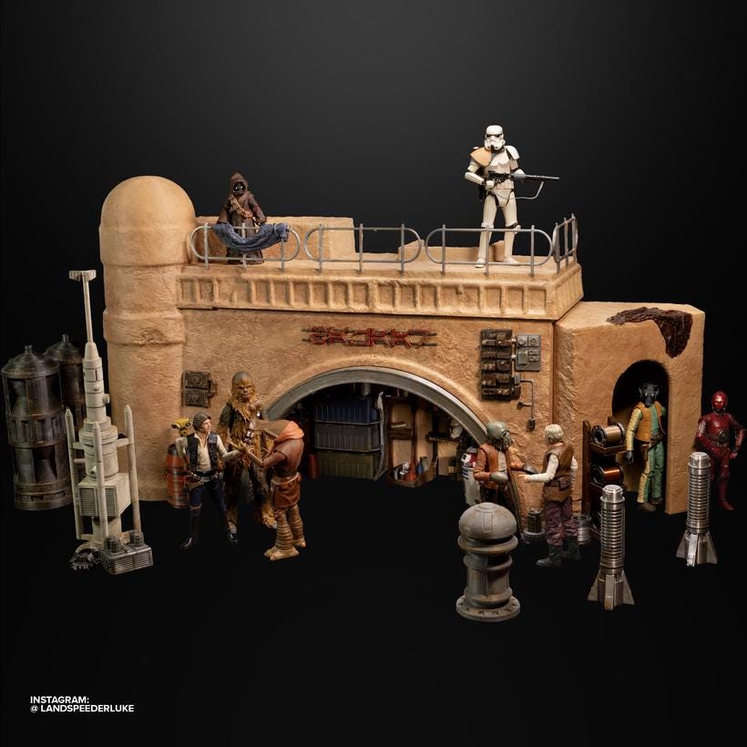 スペースハウス　ジオラマプレイセット　3.75ベーシックフィギュア対応 Starwars 3.75 diorama - Etsy 日本
