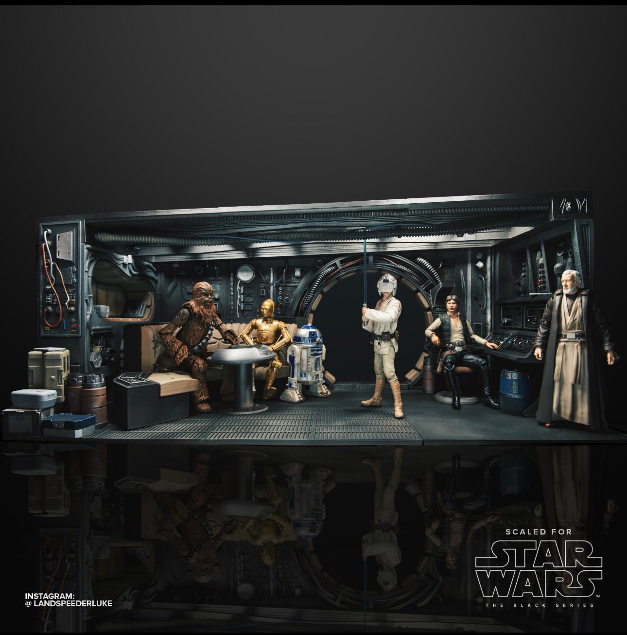 スターウォーズ 1:12 ミレニアム・ファルコン インテリアジオラマ
