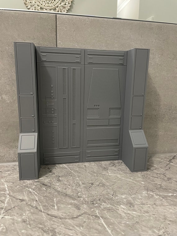 Star Wars Space Walls Death Star Walls 3.75 Scale Expansion Pack 1 Etsy