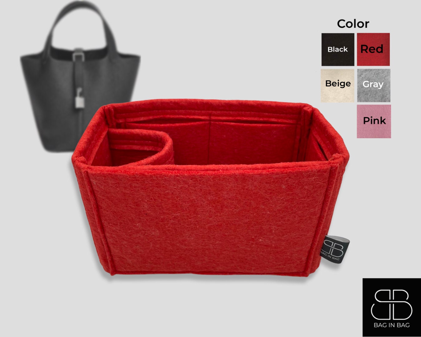 Louis Vuitton Hina MM Purse Organizer Insert, Classic Model Bag Organizer  with Ipad Pocket