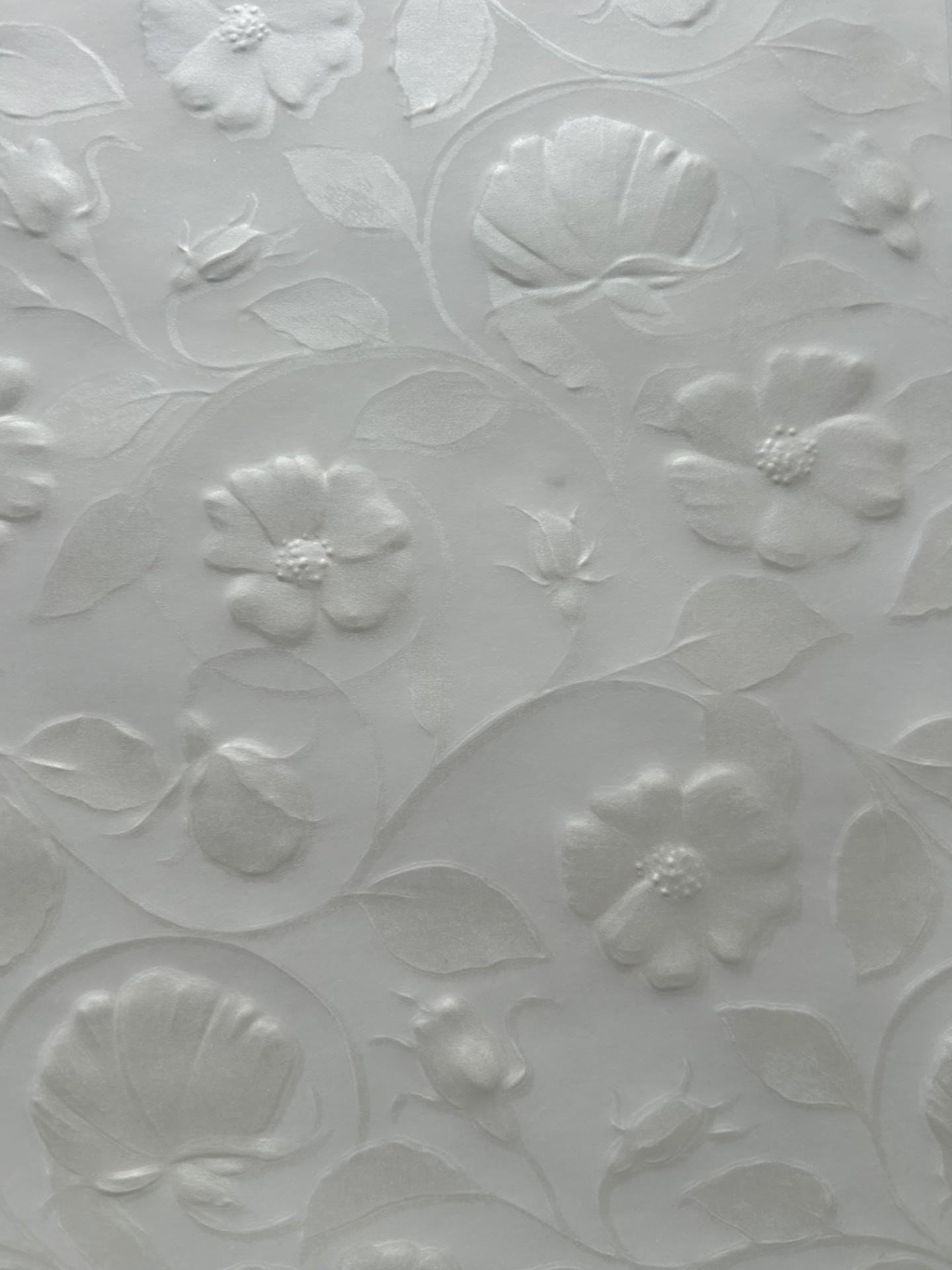 Embossed Floral Vellum Paper