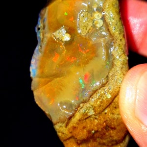 Opale grezzo, opale etiope grezzo, opale di cristallo grezzo, opale grande grezzo, opale di fuoco grezzo, opale naturale sciolto, opale di fuoco grezzo Welo, 175 carati