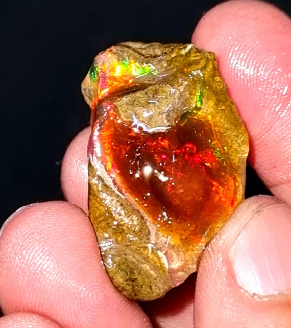 エチオピア産 クリスタルオパール 原石 25-80CT エチオピア産オパール