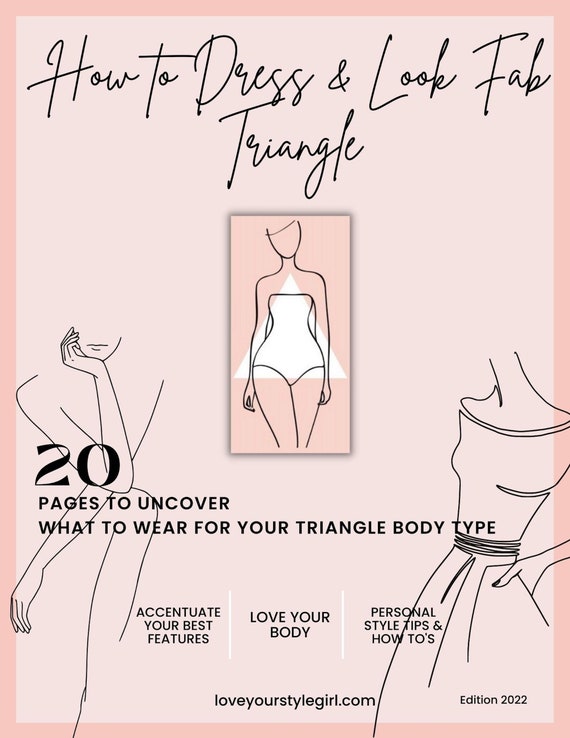 How to Dress & Look Fab - Triangle Body Type - Etsy How to Dress & Look Fab - Triangle Body Type - Etsy