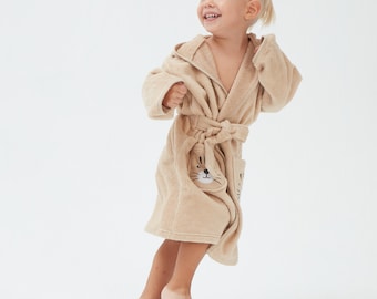 CLASSYBABY - Baby Bathrobes in Animal Designs for Kids, Babies and Toddlers; Embroidered Turkish Towels; Newborn Gifts and Baby Shower Gifts