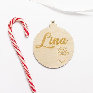 Personalisierte Weihnachtskugel | Anhänger personalisiert für Weihnachten