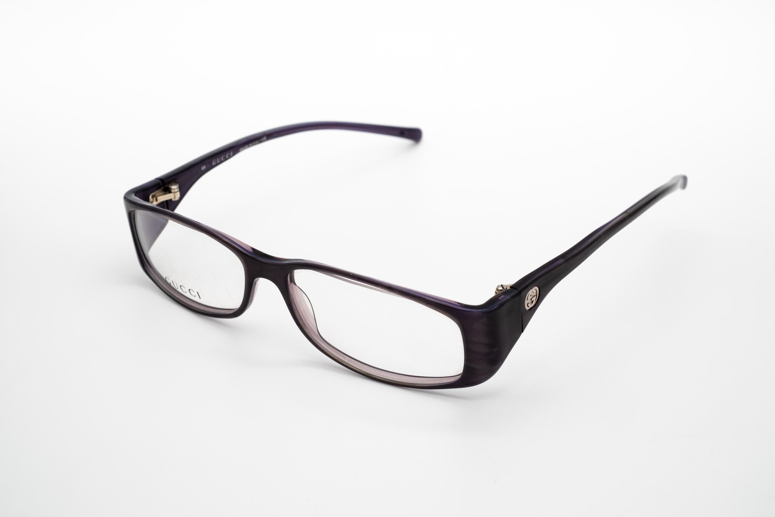 Gucci Vintage Eyeglasses, Oval Optical Frame Made in Italy, New