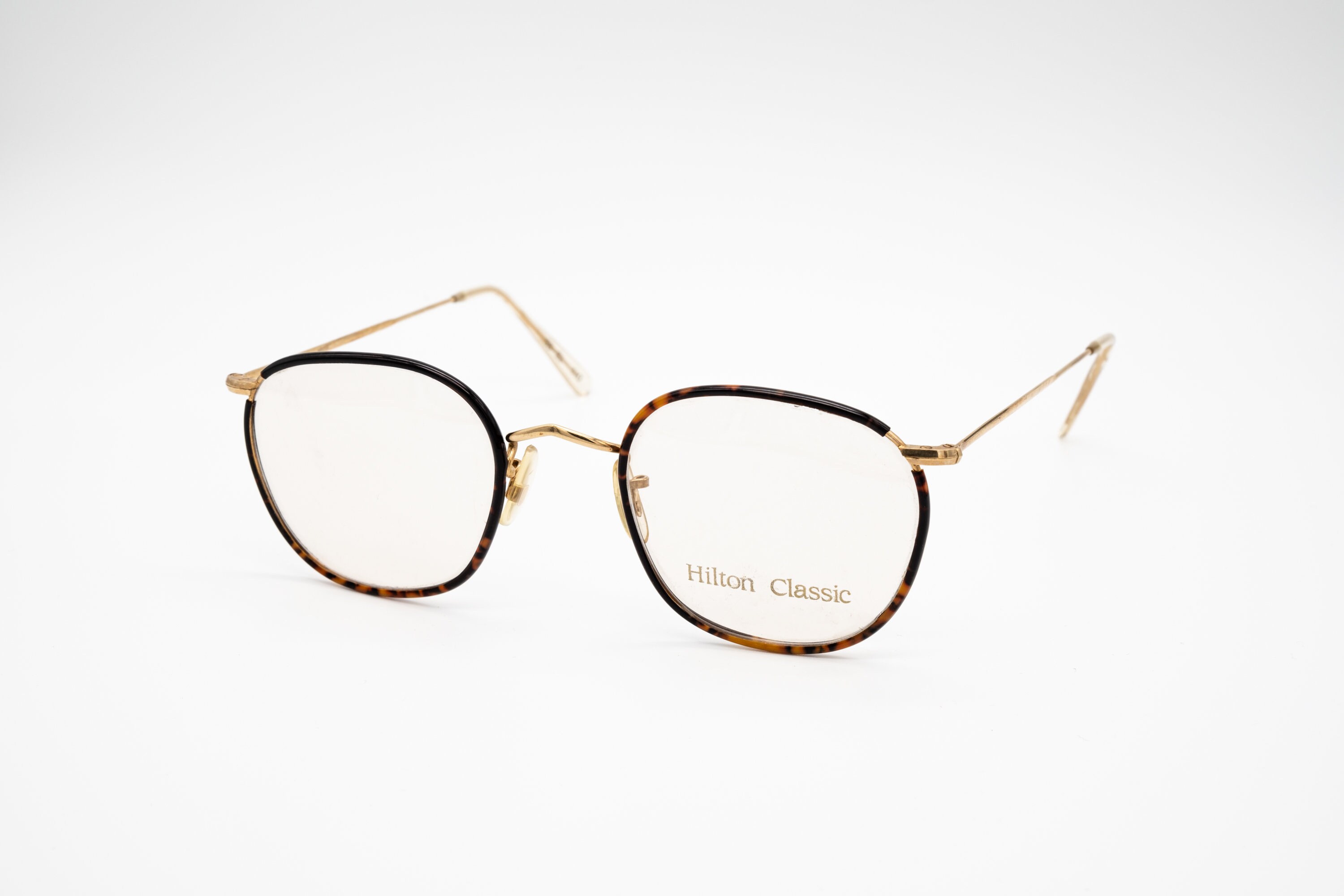 SPEXX Occhiali Da Sole Uomo Vintage Quadrati Tartaruga E Oro - Lenti UV400 Gradient