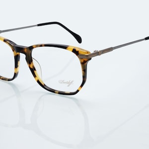 Davidoff vintage eyeglasses, tortoise, square optical frame, new old stock