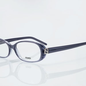 Fendi vintage eyeglasses, rectangular optical frame, new old stock