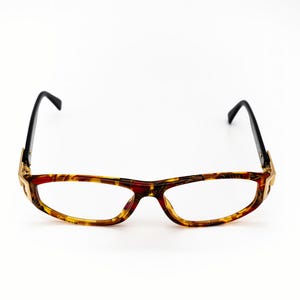 Silhouette vintage eyeglasses, tortoise, black, gold, optical frame made in Austria, new old stock