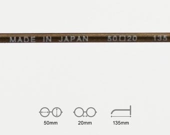 HOYA ピンフィール ヴィンテージ眼鏡、チタン、日本製リムレス光学