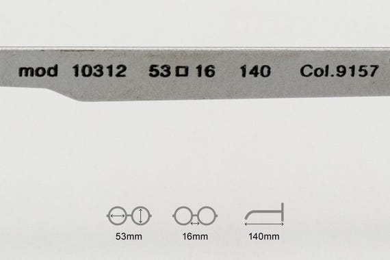 Look vintage eyeglasses, rimless rectangular opti… - image 6