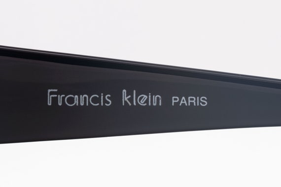 Francis Klein Paris vintage sunglasses, black, ma… - image 6