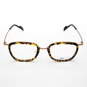 Augusto Valentini vintage eyeglasses, tortoise, made in Italy, new old stock