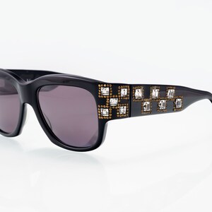 Francis Klein vintage sunglasses, black, made in France, 80&#39;s, deadstock