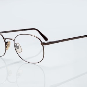 Giorgio Armani vintage eyeglasses, round optical frame, new old stock