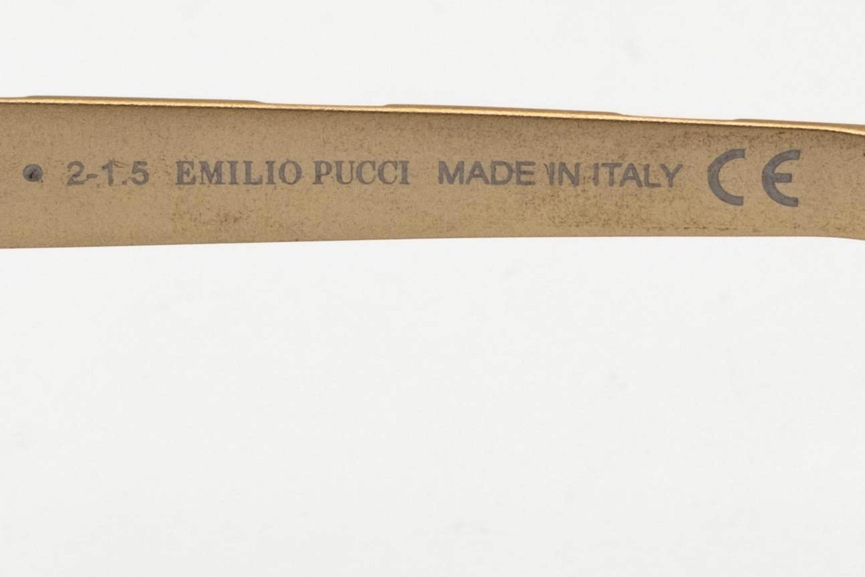 Emilio Pucci Vintage Eyeglasses, Cat Eye Optical Frame Made in