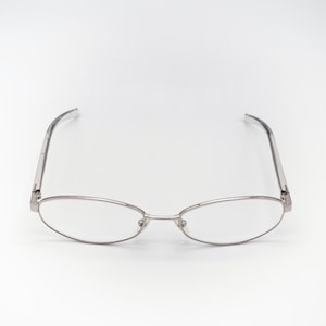 Gucci vintage eyeglasses, oval optical frame made in Italy, new old stock