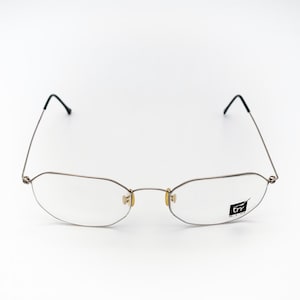 Try vintage eyeglasses, polygon optical frame made in Italy, new old stock