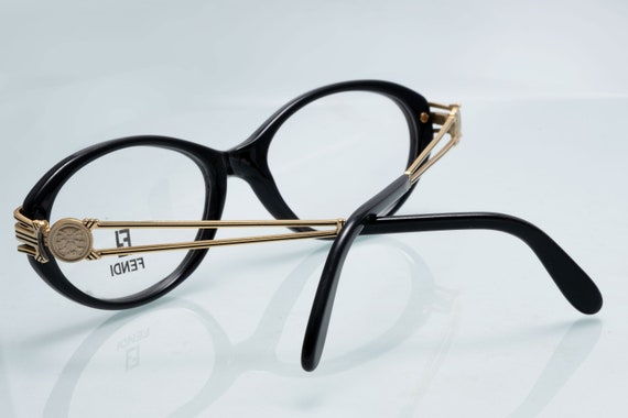 Fendi vintage eyeglasses, oval cat eye optical fr… - image 3