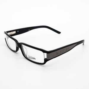 Jean Paul Gaultier vintage eyeglasses, black, rectangular optical frame, new old stock
