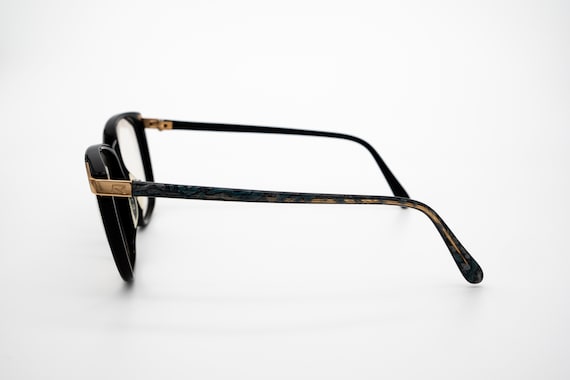 Rodenstock vintage eyeglasses, black, new old sto… - image 4