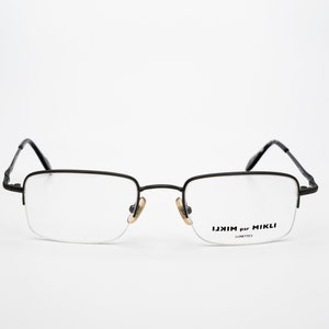 Alain Mikli &quot; Mikli par Mikli&quot; vintage eyeglasses, half rim rectangular optical frame made in Japan, new old stock