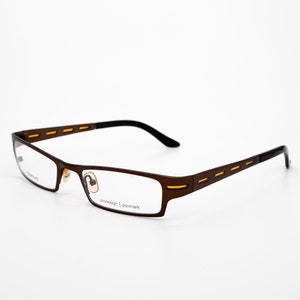 Prodesign Denmark vintage eyeglasses, pure titanium rectangular optical frame, new old stock