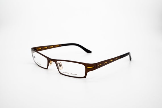 Prodesign Denmark Vintage Eyeglasses, Pure Titanium Rectangular