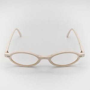 Giorgio Armani vintage eyeglasses, oval optical frame made in Italy, new old stock